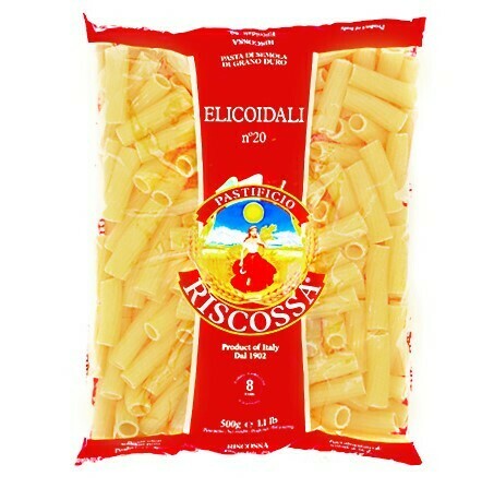 RISCOSSA PASTA ELICOIDALI (rigatoni)- 500gr EXCESS STOCK