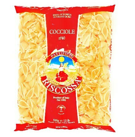 RISCOSSA COCCIOLE PASTA ( CONCHIGLIE) -  EXCESS STOCK