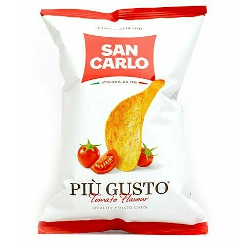 SAN CARLO PIU GUSTO POMODORO POTATO CRIPS TOMATO - 20x50g