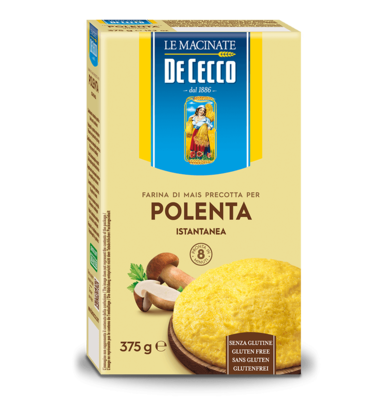 DE CECCO INSTANT POLENTA Gluten free - 375gr DE CECCO INSTANT POLENTA Gluten free - 375gr