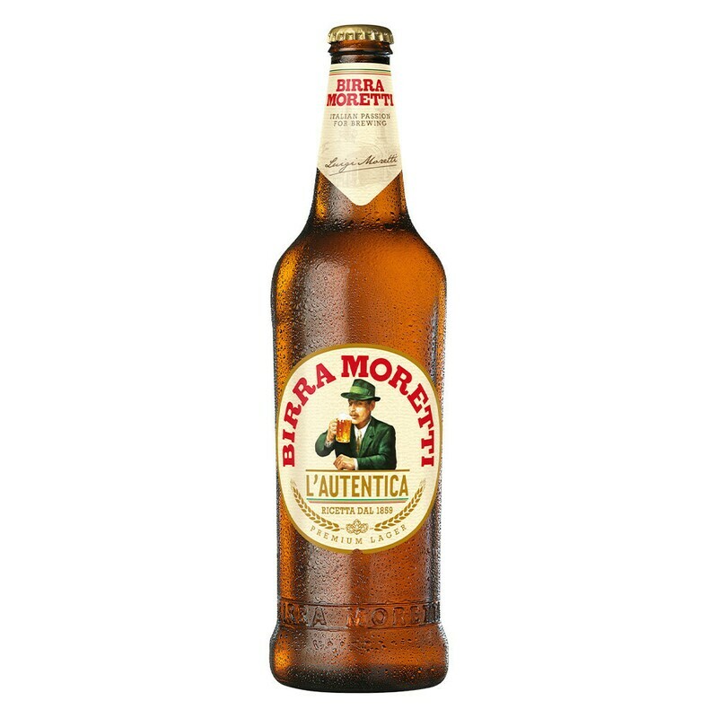 MORETTI BEER BOTTLES AVB 4.6% - 24x330ml