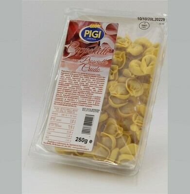 CAPPELETTI CON PROSCIUTTO CRUDO- 250gr CAPPELETTI CON PROSCIUTTO CRUDO- 250gr