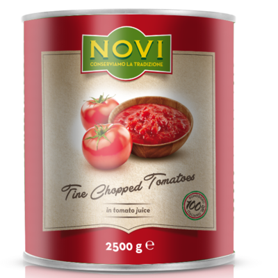 NOVI ITALIAN FINELY CHOPPED TOMATOES - 6x2.5kg NOVI ITALIAN FINELY CHOPPED TOMATOES - 6x2.5kg