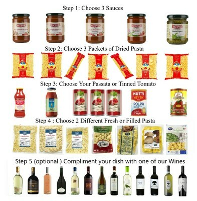 COOKING AT HOME PASTA AND SAUCE BOX - Create Your Own COOKING AT HOME PASTA AND SAUCE BOX - Create Your Own