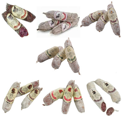 PIEMONTE SALAME CLASSICS SELECTION BOX - 6 Pieces PIEMONTE SALAME CLASSICS SELECTION BOX - 6 Pieces