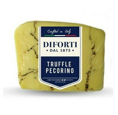 SICILIAN PECORINO WITH BLACK TRUFFLE - 200gr SICILIAN PECORINO WITH BLACK TRUFFLE - 200gr