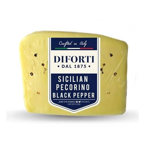 SICILIAN PECORINO WITH BLACK PEPPER - 150gr