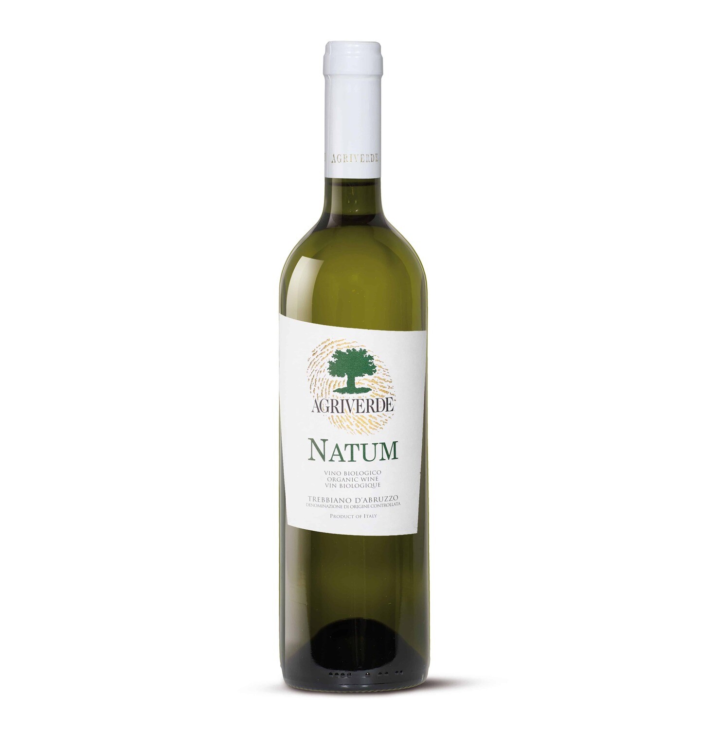Trebbiano DOC Natum (Organic Vegan), Agriverde - 0,75L ABV 13%