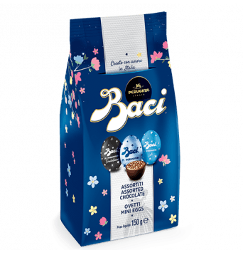 BACI OVETTI ASSORTED CHOCOLATE MINI EGGS - 150gr BEST BEFORE END 10/21 BACI OVETTI ASSORTED CHOCOLATE MINI EGGS - 150gr BEST BEFORE END 10/21