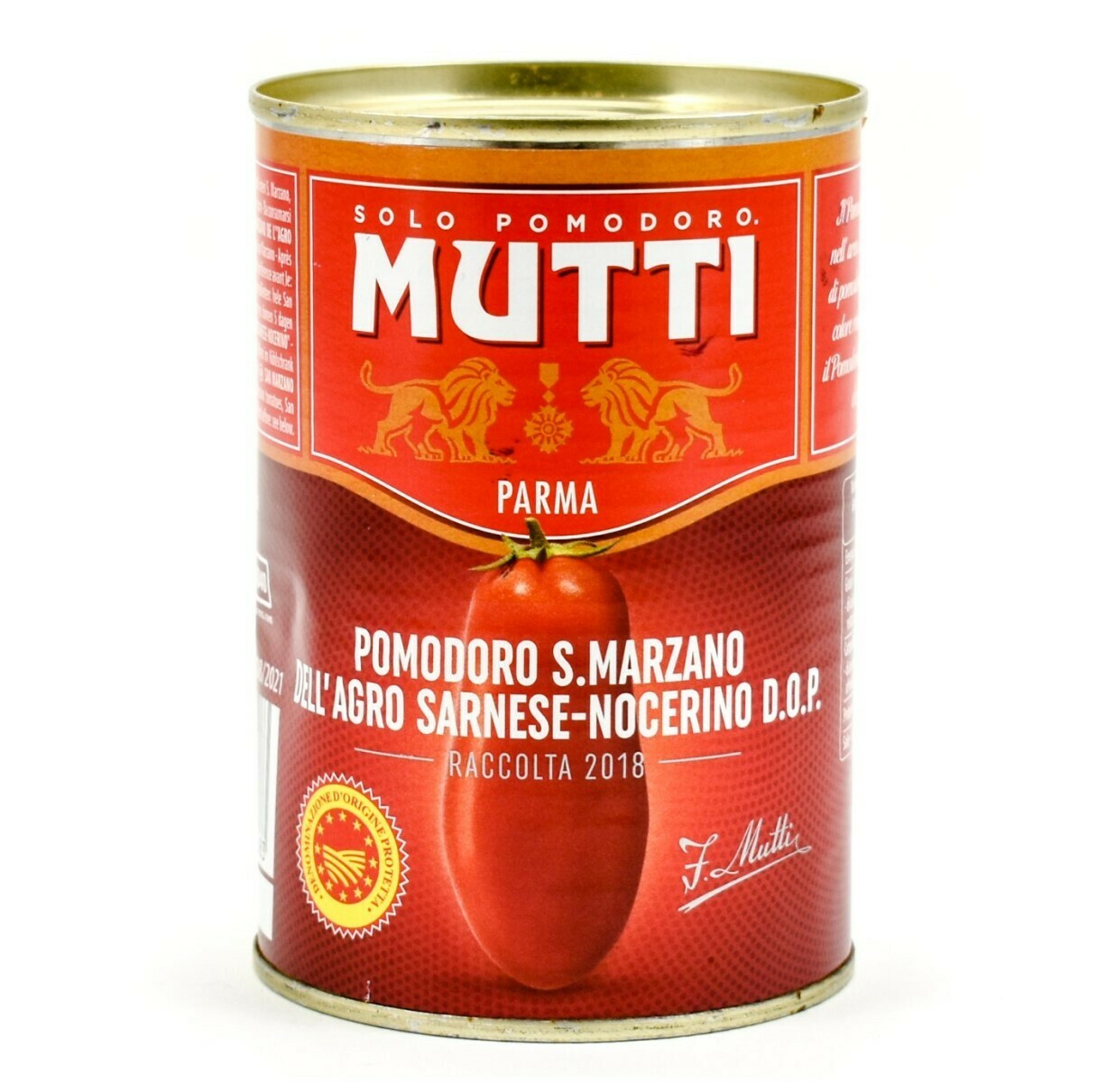 MUTTI SAN MARZANO D.O.P PEELED TOMATOES - 6x400gr