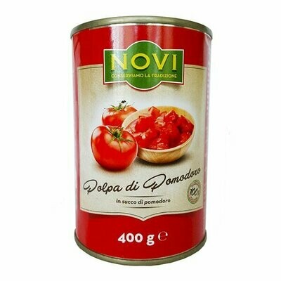 NOVI ITALIAN CHOPPED TOMATOES - 6x400gr Damaged tins NOVI ITALIAN CHOPPED TOMATOES - 6x400gr Damaged tins