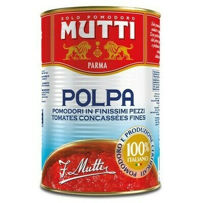 MUTTI POLPA FINELY CHOPPED TOMATOES - 6x400gr