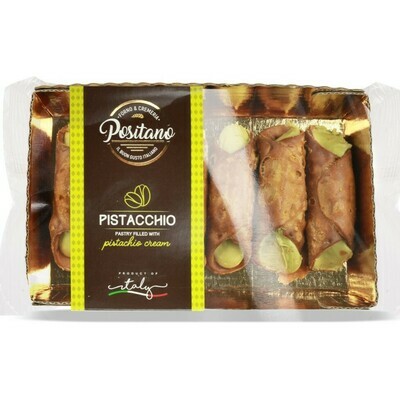 CANNOLI SICILIANI PISTACHIO CREAM - 170gr (6pc) CANNOLI SICILIANI PISTACHIO CREAM - 170gr (6pc)