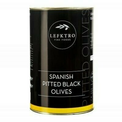 PITTED BLACK OLIVES - 4.1kg