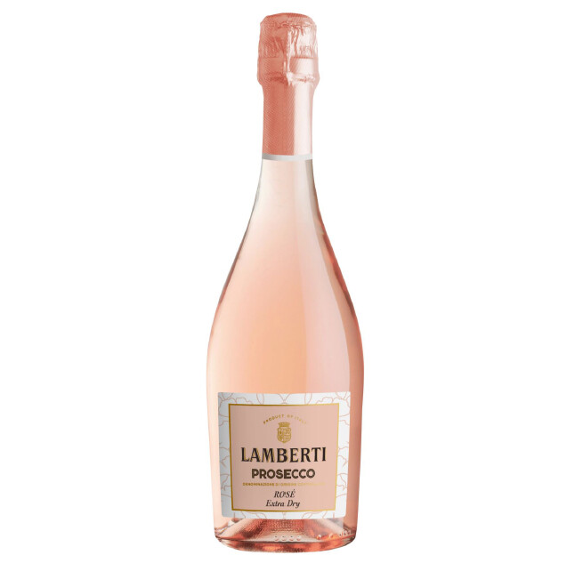 PROSECCO ROSE&#39; EXTRA DRY, SPARKLING ROSE WINE - Lamberti 0,75L ABV 11%