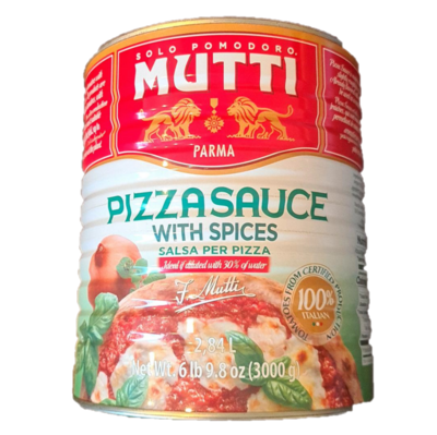 MUTTI PIZZA SAUCE WITH SPICES - 6x3kg MUTTI PIZZA SAUCE WITH SPICES - 6x3kg
