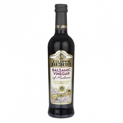 BALSAMIC VINEGAR DI MODENA GLASS BOTTLE FILIPPO BERIO- 500ml BALSAMIC VINEGAR DI MODENA GLASS BOTTLE FILIPPO BERIO- 500ml