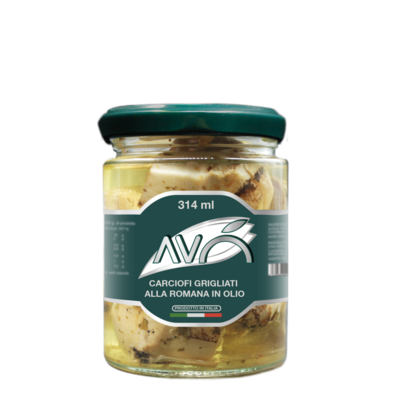 CARCIOFI RUSTICI ARTICHOKES IN OLIVE OIL GLASS JAR - 290gr CARCIOFI RUSTICI ARTICHOKES IN OLIVE OIL GLASS JAR - 290gr