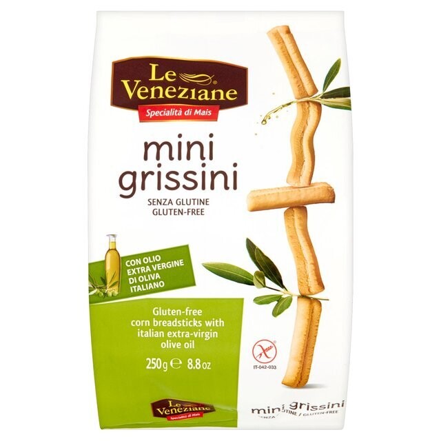 MINI GRISSINI WITH ITALIAN EXTRA VIRGIN OIL - 250gr