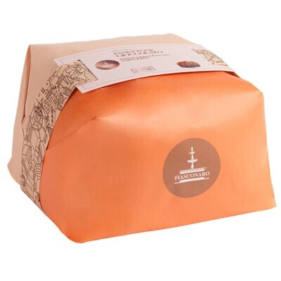 FIASCONARO PANETTONE WITH CHOCOLATE HAND WRAPPED - 1kg FIASCONARO PANETTONE WITH CHOCOLATE HAND WRAPPED - 1kg