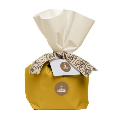 FIASCONARO PANETTONE ANANAS E ALBICOCCA HAND WRAPPED  - 500gr gift bag included