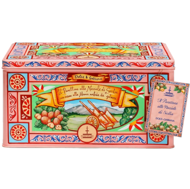 Dolce & Gabbana Panettone Nocciole di Sicilia – Gift Set (800g Panettone + 200g Manna Cream + Gold Butter Knife + Gift Bag) Dolce & Gabbana Panettone Nocciole di Sicilia – Gift Set (800g Panettone + 200g Manna Cream + Gold Butter Knife + Gift Bag)
