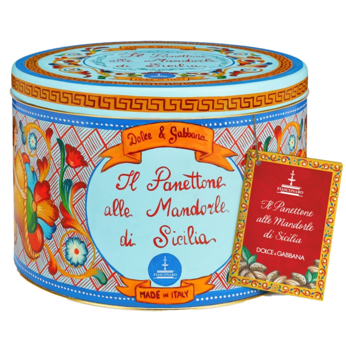 Dolce &amp; Gabbana Panettone alle Mandorle di Sicilia – Blue Tin – 1kg