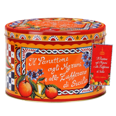 PANETTONE AGRUMI & ZAFFERANO + GIFT BAG - Dolce & Gabbana 1kg PANETTONE AGRUMI & ZAFFERANO + GIFT BAG - Dolce & Gabbana 1kg