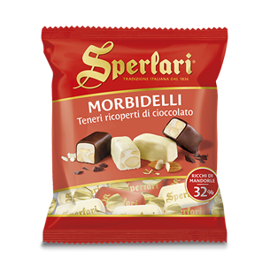 SPERLARI MORBIDELLO ASSORTED CHOCOLATE TORRONCINI - 117g