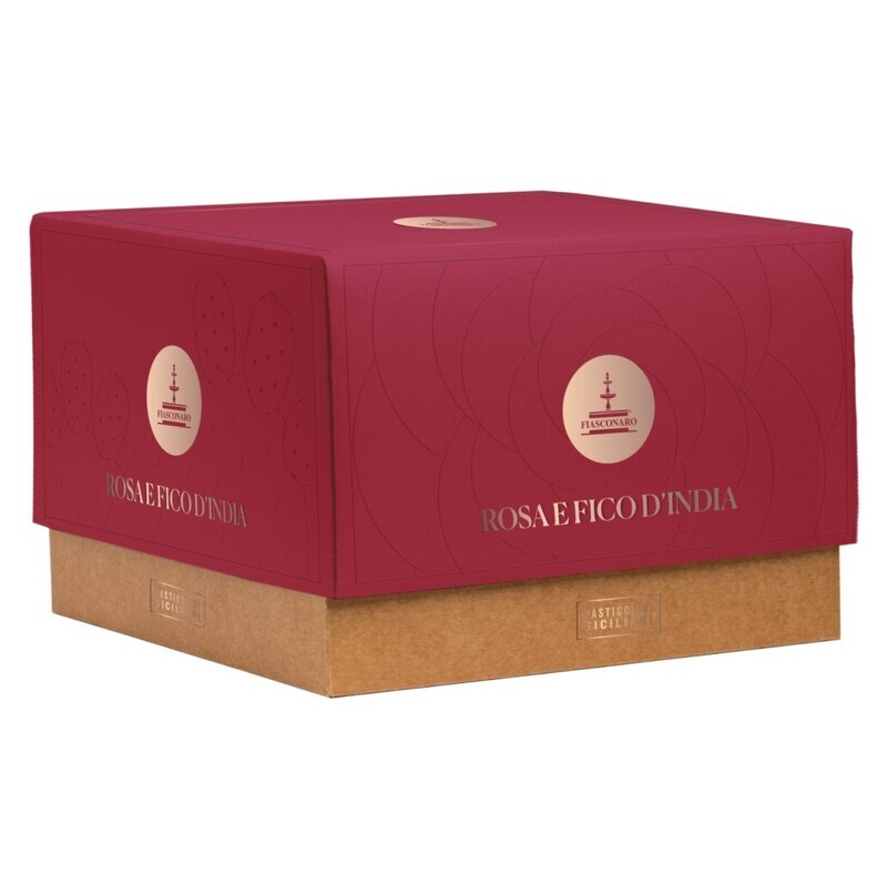 PANETTONE ROSA E FICHI D&#39;INDIA GIFT BOX - Fiasconaro 1kg gift bag included