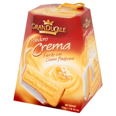 GRAN DUCALE PANDORO TUTTO BURRO CON CREMA PASTICCERA - 750gr GRAN DUCALE PANDORO TUTTO BURRO CON CREMA PASTICCERA - 750gr