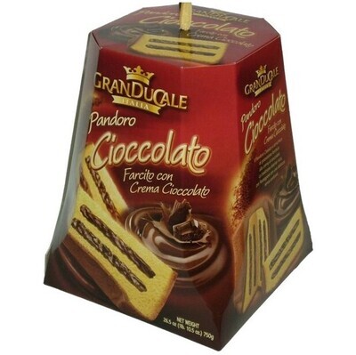 GRAN DUCALE PANDORO TUTTO BURRO CON CREMA CIOCCOLATO - 750gr GRAN DUCALE PANDORO TUTTO BURRO CON CREMA CIOCCOLATO - 750gr