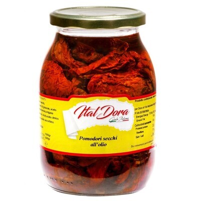 ITAL DORA SUNDRIED TOMATOES IN SUNFLOWER OIL - 3kg ITAL DORA SUNDRIED TOMATOES IN SUNFLOWER OIL - 3kg