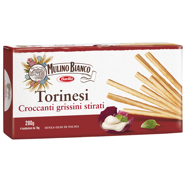 MULINO BIANCO GRISSINI TORINESI - 280gr (4x70gr)