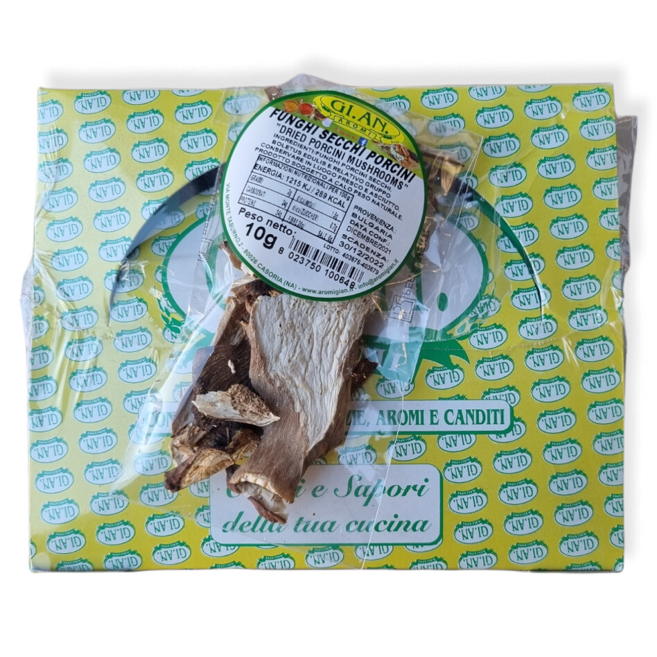 DRIED PORCINI MUSHROOM SACHETS- 15x10gr