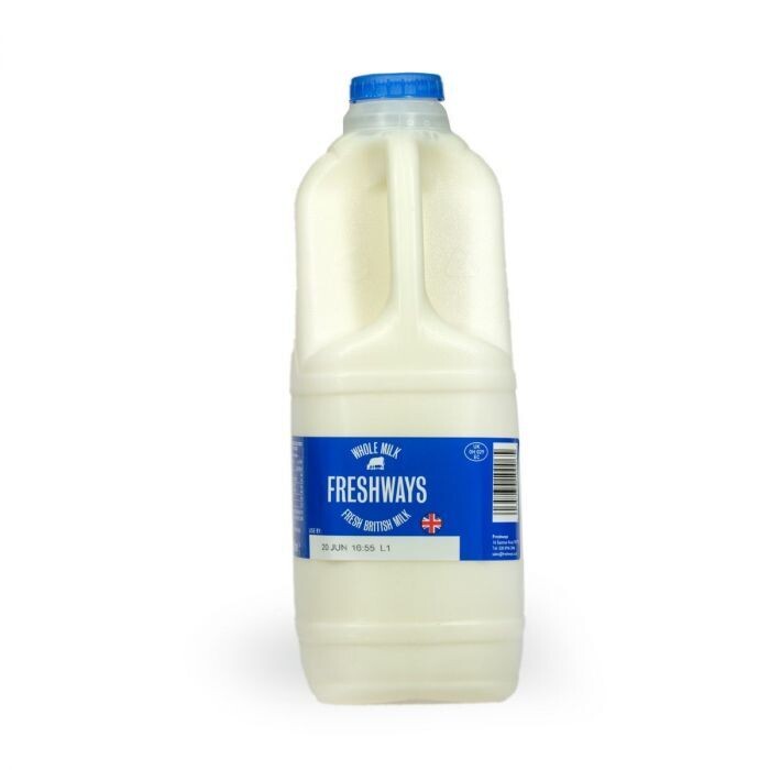 FRESHWAYS WHOLE MILK - 2lt