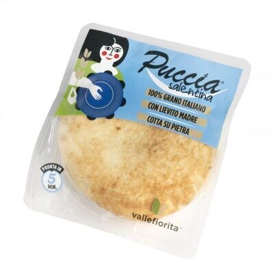 PUCCIA SALENTINA STONE BAKED SOURDOUGH - 230gr (2x115gr) PUCCIA SALENTINA STONE BAKED SOURDOUGH - 230gr (2x115gr)