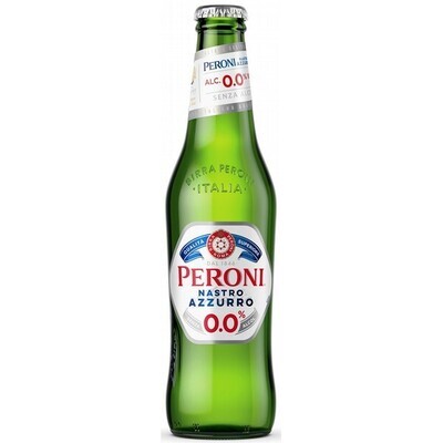 PERONI 0.0% ALCOHOL FREE BOTTLES - 24x330ml