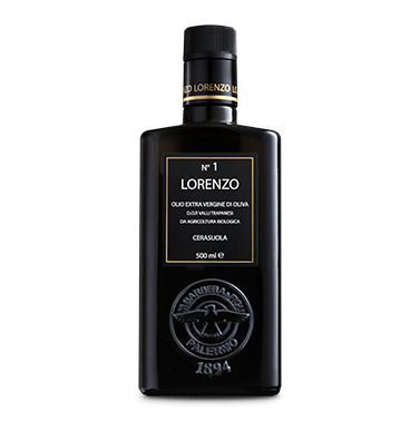 LORENZO N°1 Organic Extra Virgin Olive Oil, P.D.O. &quot;Valli Trapanesi&quot; - 500ml