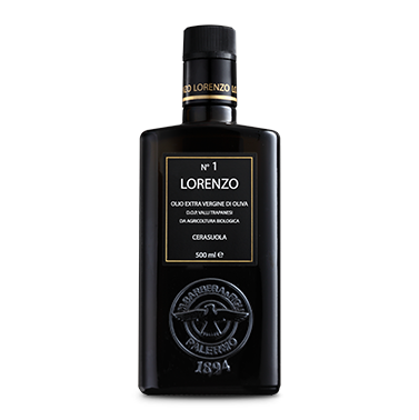 LORENZO N°1 Organic Extra Virgin Olive Oil, P.D.O. "Valli Trapanesi" - 500ml