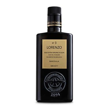 LORENZO N°3 Organic Extra Virgin Olive Oil, P.D.O. "Val di Mazara" - 500ml