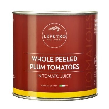 LEFKTRO PEELED TOMATOS - 6x2.5kg