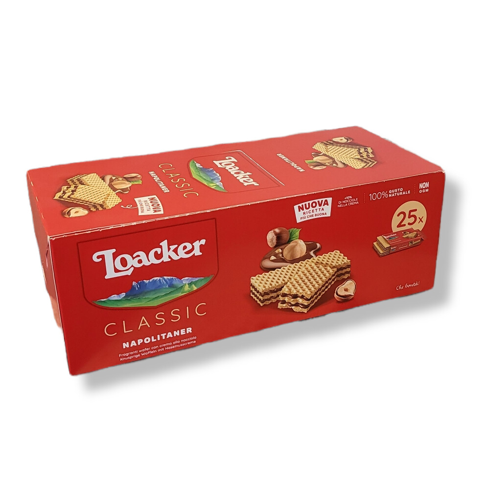 LOACKER NAPOLITANER WAFERS COUNTER DISPLAY - 25x45g