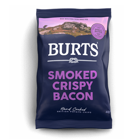 BURTS SMOKED CRISPY BACON CRISPS - 20x40gr