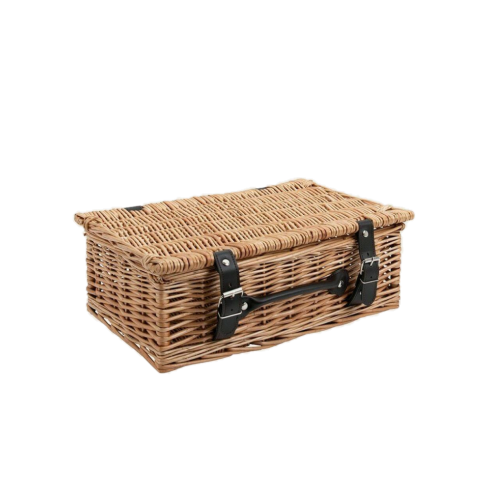 WICKER HAMPER 14&quot; (empty)