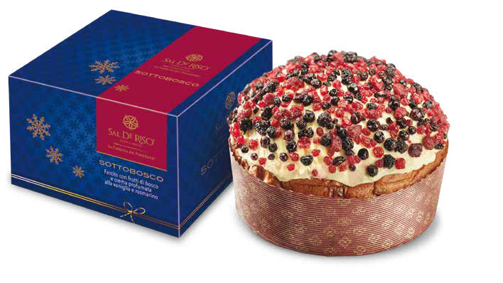 SAL DE RISO PANETTONE &quot;SOTTOBOSCO&quot; + GIFT BAG - 500gr