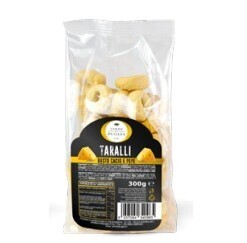 TARALLI  CACIO E PEPE (cheese &amp; pepper) - 300gr