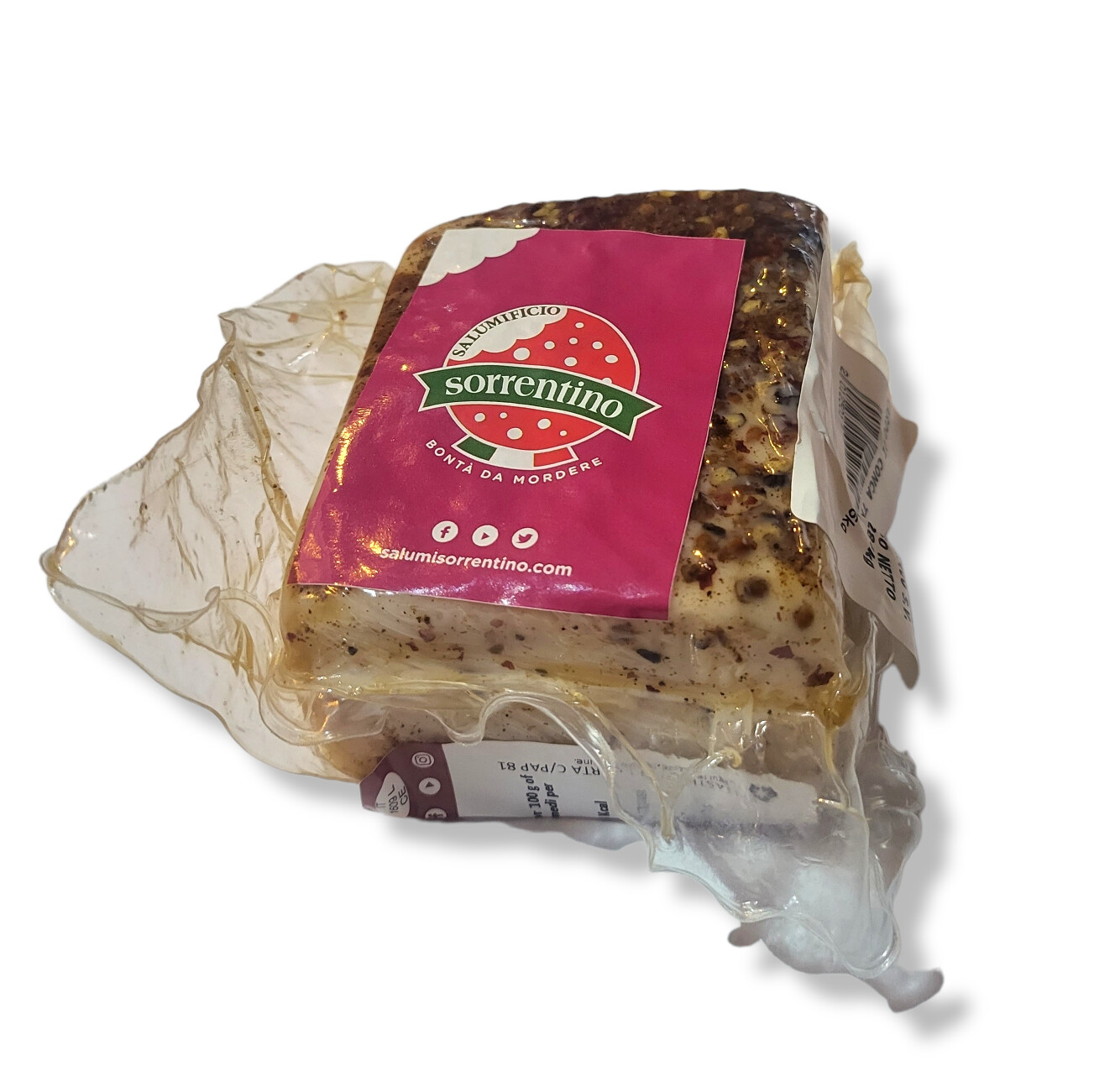 LARDO IN CONCA CON ERBE AROMATICHE - 300gr-350gr (avg)