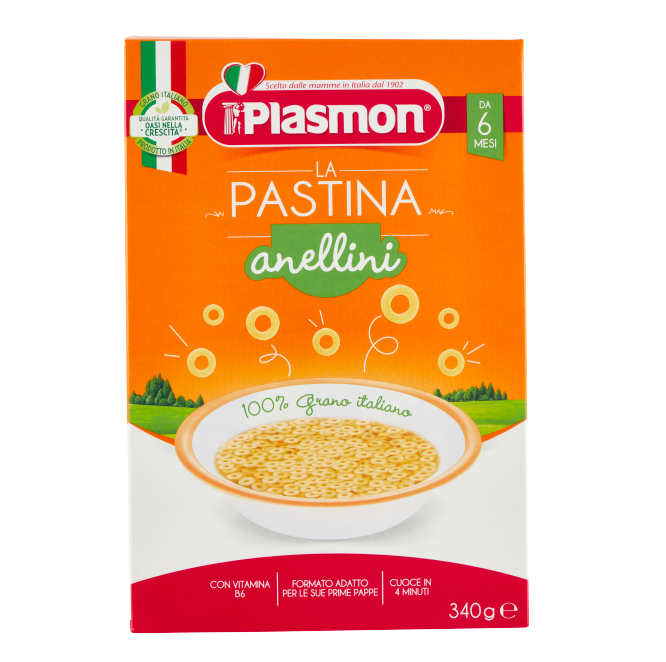 PLASMON PASTINA ANELLINI - 340 GR