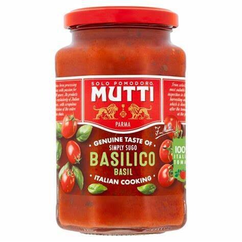 MUTTI PASTA SAUCE WITH BASIL - 400gr
